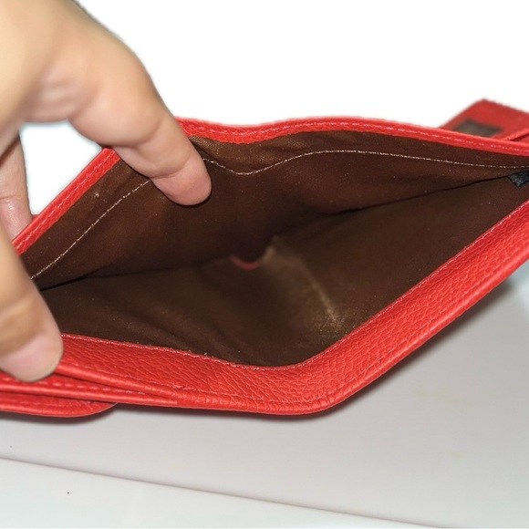Dooney & Bourke Red Leather Wallet - Picture 12 of 14